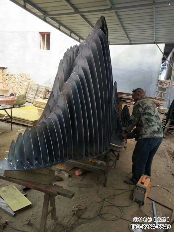 幾何假山雕塑，室外軟裝，景區假山雕塑供應商