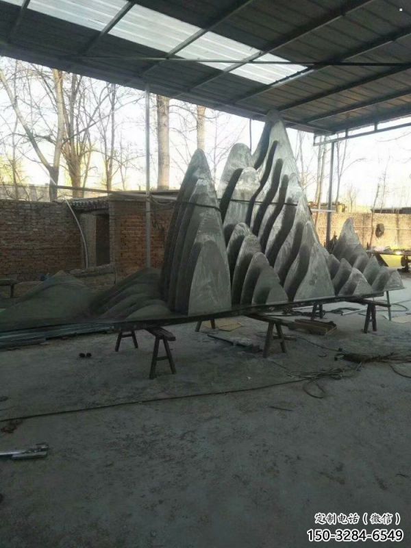 景觀假山雕塑，城區(qū)小品，戶外假山雕塑生產商