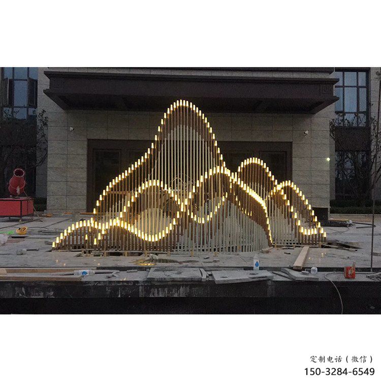 擺件假山雕塑，室外雕塑，小假山雕塑供應商