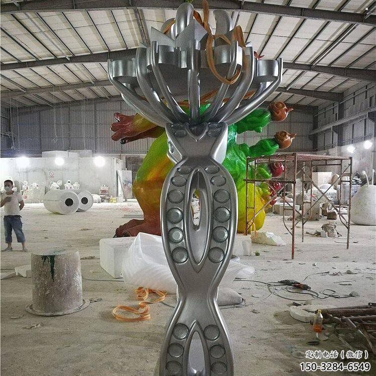 雕塑鉆戒制造，街景小品，景觀不銹鋼鉆戒雕塑優(yōu)價(jià)