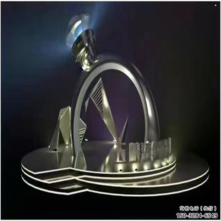 景觀鉆戒雕塑批發(fā)，拉絲工藝，景觀鉆戒雕塑承接