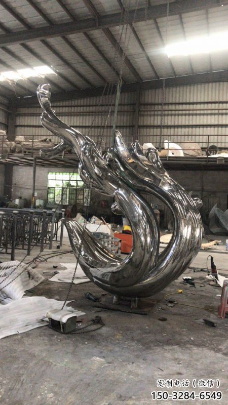 波浪雕塑供給，中式工藝，不銹鋼波浪雕塑精品