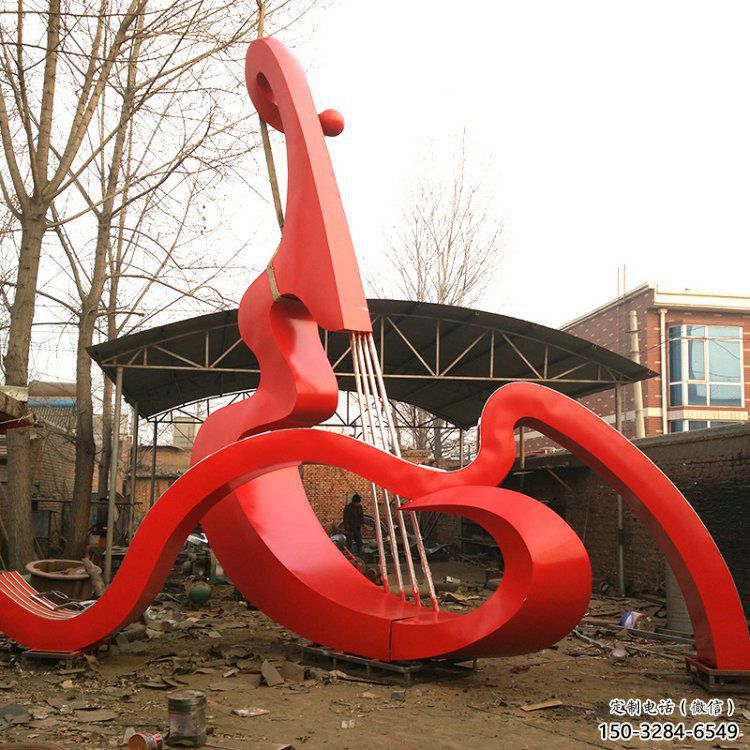 大提琴雕塑供求，抽象雕塑，不銹鋼大提琴雕塑優(yōu)選