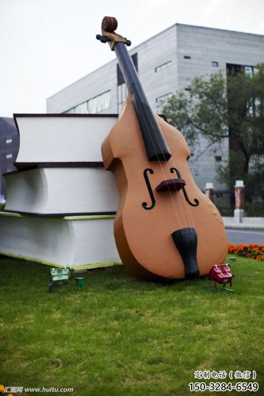 提琴雕塑精選，歐式風格，藝術烤漆提琴雕塑指用