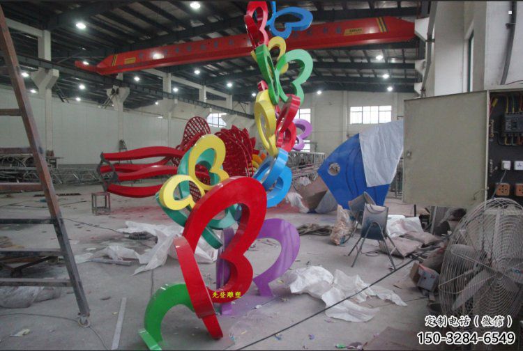 噴漆數(shù)字雕塑