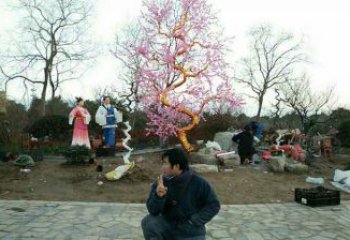 梧桐花雕塑制造廠家，歐式風格，梧桐花雕塑供給