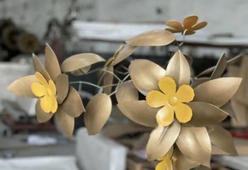 櫻花雕塑制造商，小區擺件，不銹鋼櫻花雕塑制造商