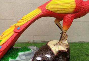 彩繪孔雀雕塑點(diǎn)擊，景觀雕塑，別墅仿真孔雀雕塑供求?