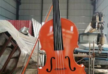 大提琴雕塑常用，公園小品，不銹鋼大提琴雕塑生產商