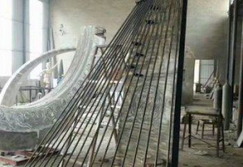 馬頭琴雕塑制造商，景觀雕塑，不銹鋼馬頭琴雕塑訂做