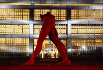 人字雕塑制造商，景觀雕塑，不銹鋼人字雕塑供給