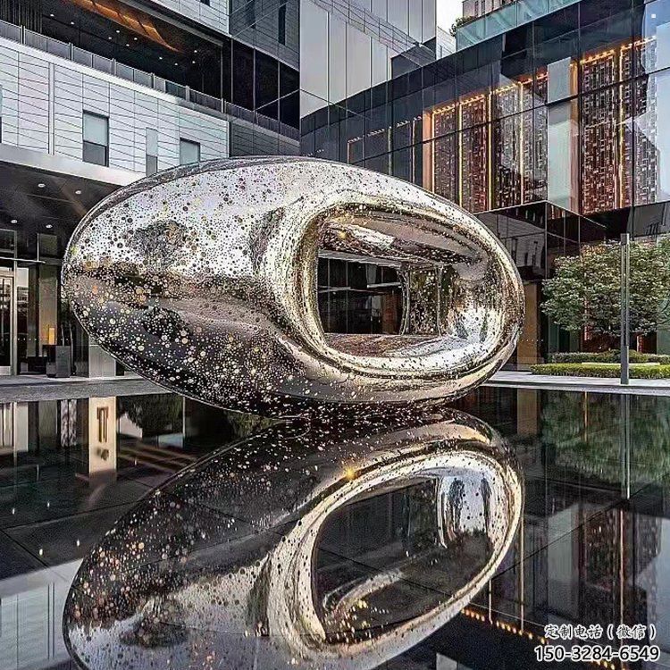 方孔球雕塑承接，戶外雕塑，不銹鋼方孔球雕塑生產