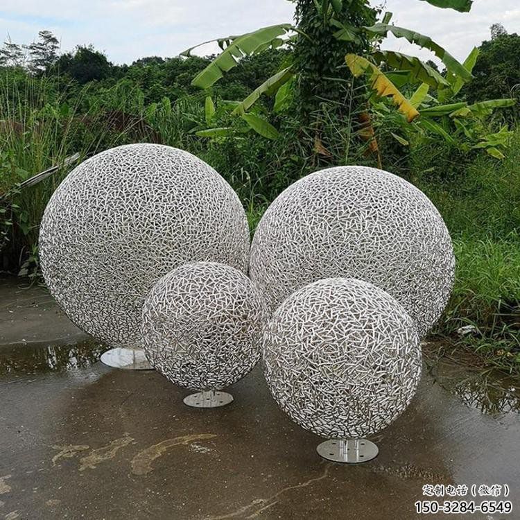 空心球雕塑精選，歐式風(fēng)格，鏤空空心球雕塑選定廠家