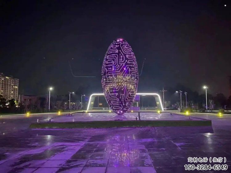 燈光球雕塑生產(chǎn)，戶(hù)外擺放，不銹鋼燈光球雕塑精選