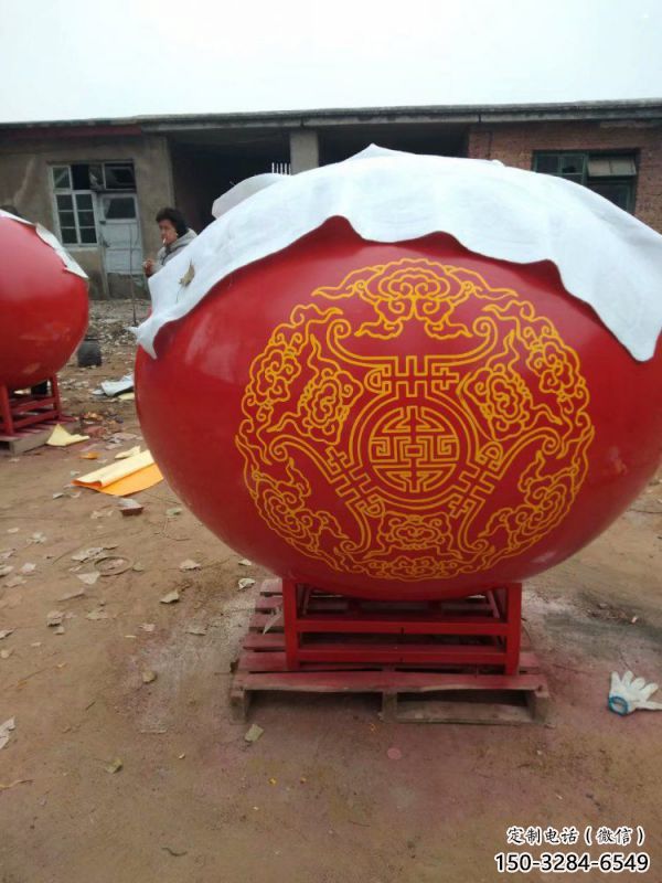 花紋球雕塑生產(chǎn)商，城市雕塑，不銹鋼花紋球雕塑制造