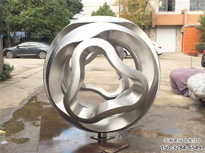 鏤空球雕塑服務(wù)商，城市裝飾，異形鏤空球雕塑供給