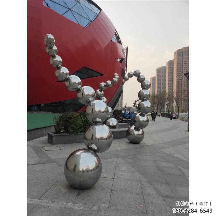 原子球雕塑定做，村標概念，不銹鋼原子球雕塑廠家