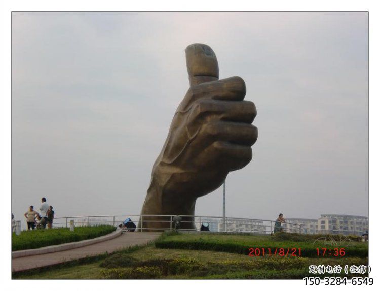 制造手掌雕塑廠家，鋼管組合，不銹鋼手掌雕塑常用