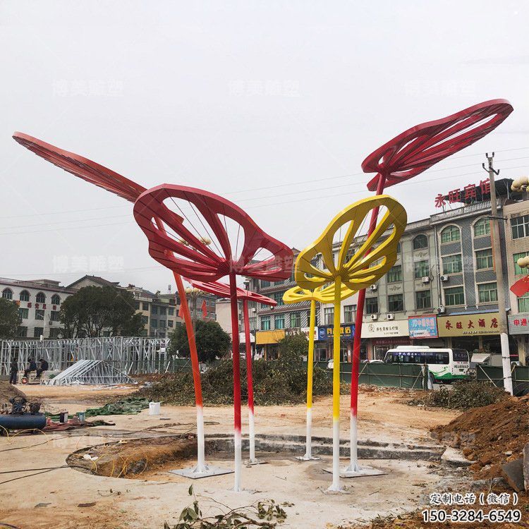 戶外遮陽樹雕塑通用，多彩藝術，不銹鋼遮陽樹雕塑供應