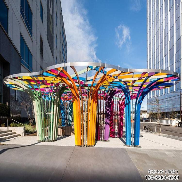 燈光樹雕塑精選，中式工藝，園林燈光蘑菇樹雕塑生產(chǎn)