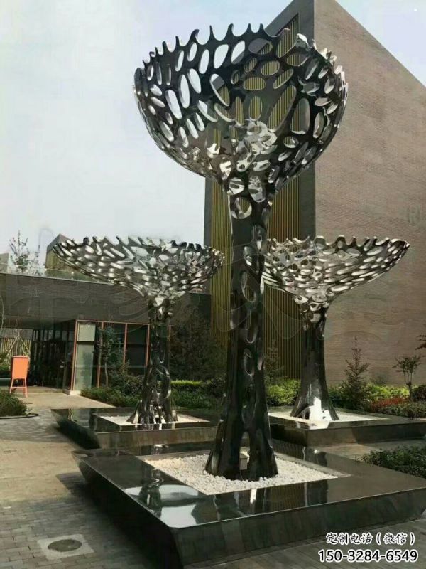 蘑菇樹雕塑生產商，街頭藝術，藝術鏤空蘑菇樹雕塑精選