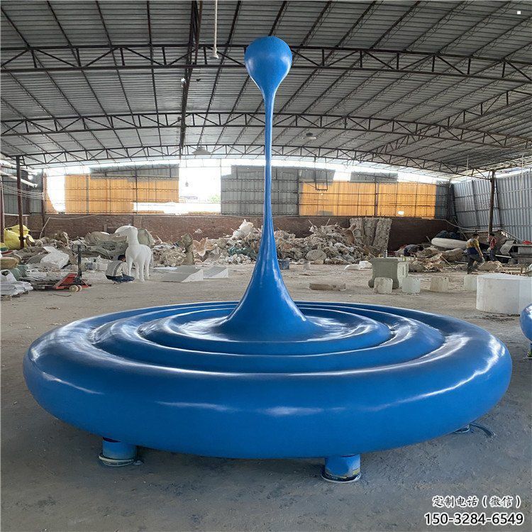 制造水滴雕塑廠家，地標擺件，烤漆水滴雕塑精選