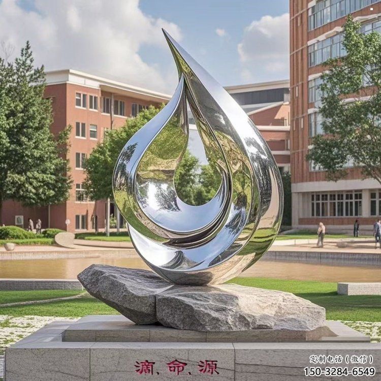 淚滴雕塑制造，歐式風(fēng)格，不銹鋼淚滴雕塑定價(jià)
