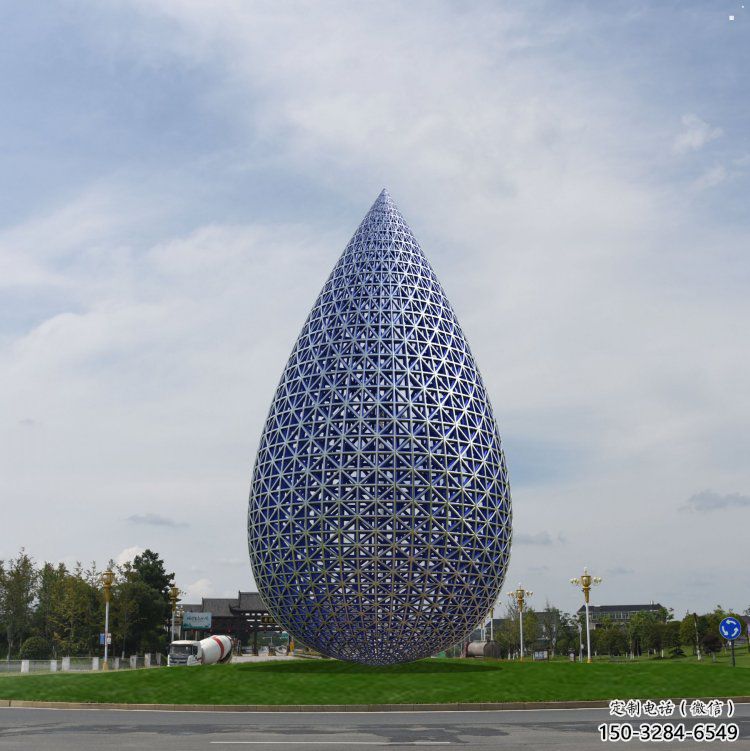 游樂場(chǎng)水珠雕塑