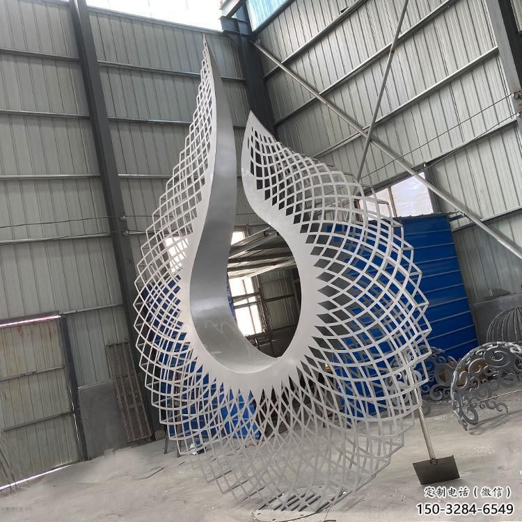 鏤空圓環雕塑供應，城市裝飾，鏤空圓環雕塑優選