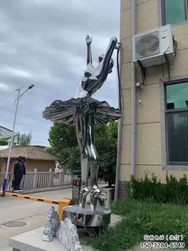 舞者雕塑制作優選，戶外雕塑，軟裝圓環舞者雕塑優選