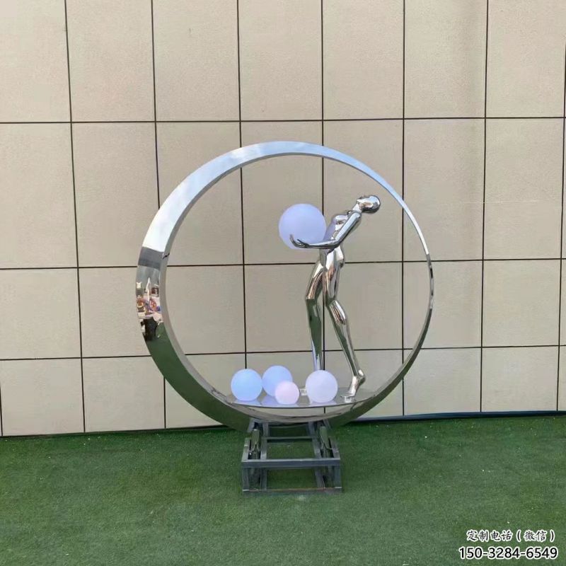 仙子雕塑預定，白鋼構件，文化景觀圓環仙子雕塑選定