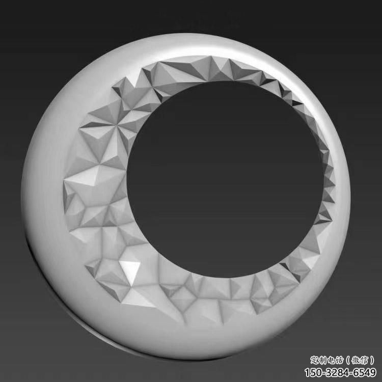 圓圈雕塑特供，標(biāo)識(shí)雕塑，不銹鋼圓圈雕塑生產(chǎn)