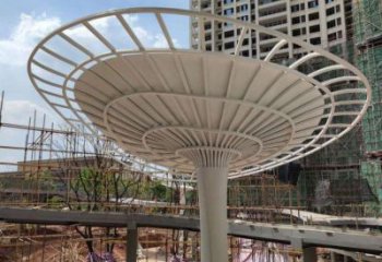 傘樹雕塑批發(fā)，美陳雕塑，主題鏤空傘樹雕塑標準