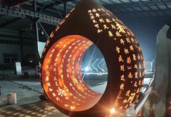 鏤空水滴雕塑廠家，燈光配置原理，不銹鋼景觀擺件