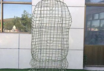 鏤空孔子雕塑訂做，景區雕塑，鐵藝古代人物雕塑定價