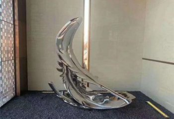 店門(mén)口羽毛雕塑