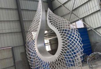 鏤空圓環雕塑供應，城市裝飾，鏤空圓環雕塑優選