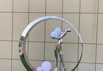 仙子雕塑精選，景觀概念，圓環仙子雕塑觀賞型