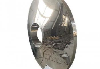 圓環(huán)雕塑供需，室外軟裝，金屬不銹鋼圓鏡雕塑制作