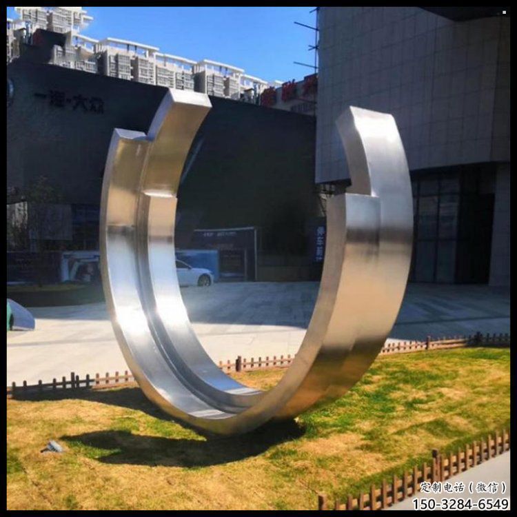 月亮雕塑展品，景觀概念，不銹鋼月亮雕塑優選