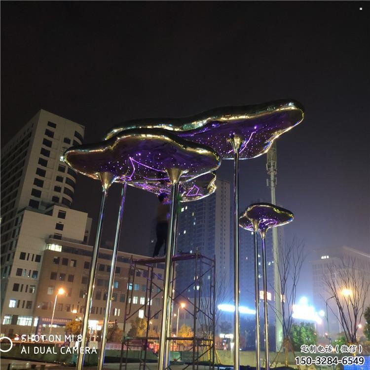 祥云雕塑工廠標(biāo)準(zhǔn)，多彩藝術(shù)，景觀不銹鋼祥云雕塑供應(yīng)