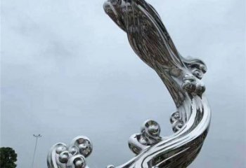 云朵雕塑，鏤空景觀雕塑，抽象效果