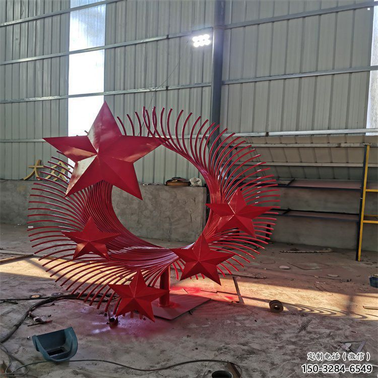 鏤空鳥翅雕塑承接，城市裝飾，大型不銹鋼鳥翅雕塑生產商
