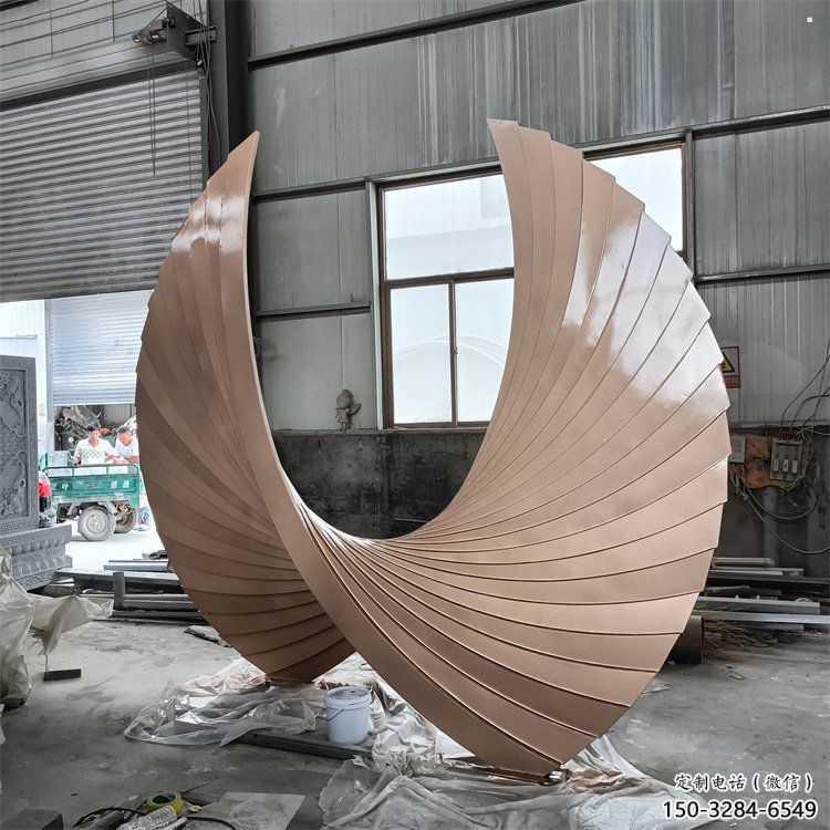 羽翼雕塑工廠優選，城市裝飾，景觀不銹鋼羽翼雕塑供給