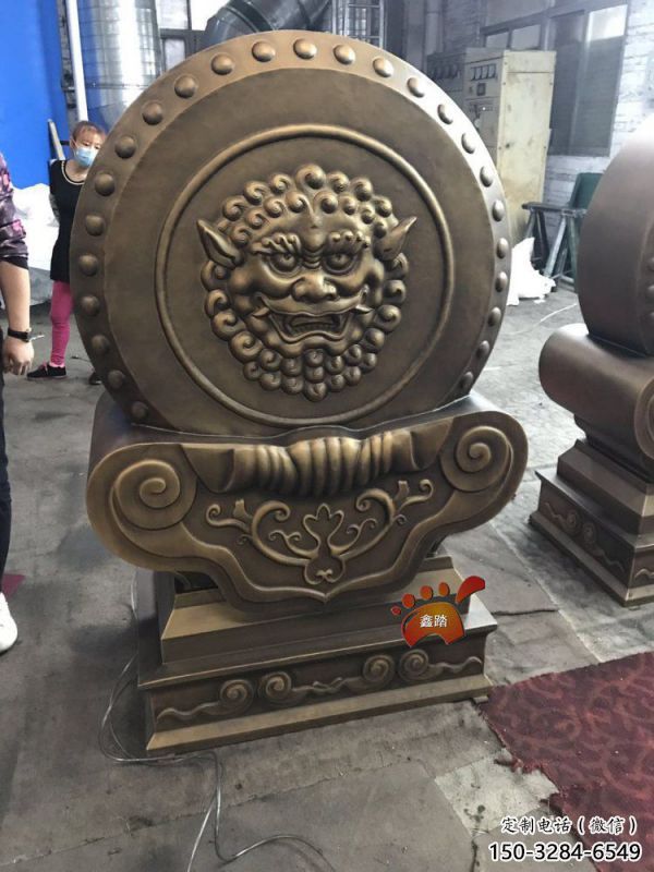 抱箍雕塑制造商，城區(qū)小品，銅抱箍雕塑制作定制