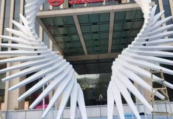 天使之翼雕塑標(biāo)準(zhǔn)，彩鋼制作，景觀翅膀雕塑優(yōu)價(jià)