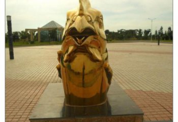 廬陽不銹鋼生肖雕塑，鍍鈦工藝，公園廣場戶外擺放