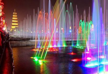 臺(tái)江選定噴泉雕塑，燈光數(shù)控效果，水景藝術(shù)雕塑