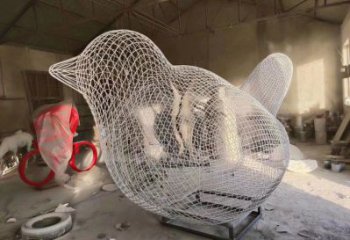 鼓樓鏤空小鳥雕塑精選，陸地擺件，鐵藝鳥兒雕塑精品