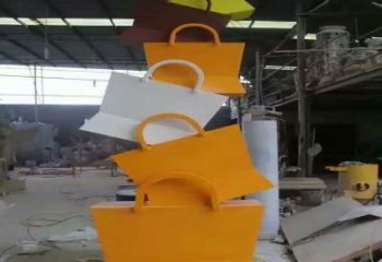張掖烤漆挎包雕塑制造商，室外軟裝，景觀挎包雕塑制作